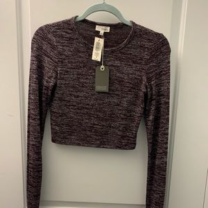 Wilfred knit crop top